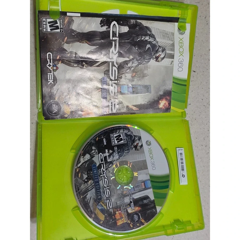 Crysis 2 Limited Edition Xbox 360 EA Crytek Sci-Fi Shooter Video Game CIB